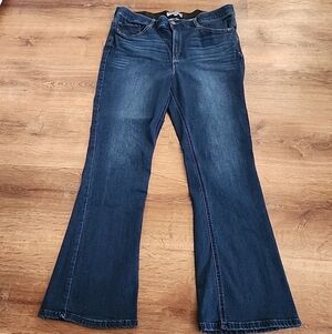 Wit & Wisdom Bootcut TUMMY CONTROL Jeans Stretch Dark Wash High Rise Waist